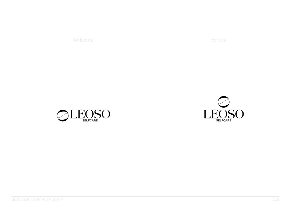 Leoso Selfcare — horizontal and vertical logos