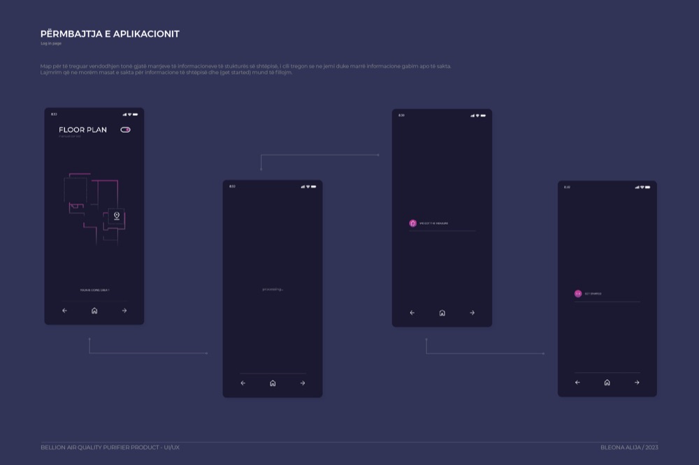 Bellion — Dark mode floor plan setup