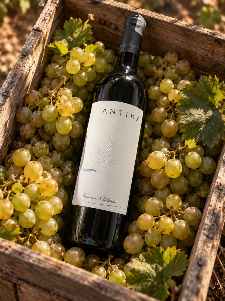 Antika Chardonnay in a Rustic Crate